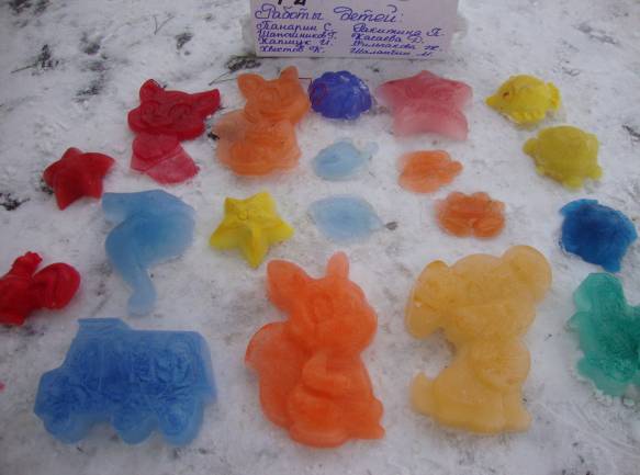 Познавательно-исследовательский проект Цветные льдинки для детей 4-6 лет