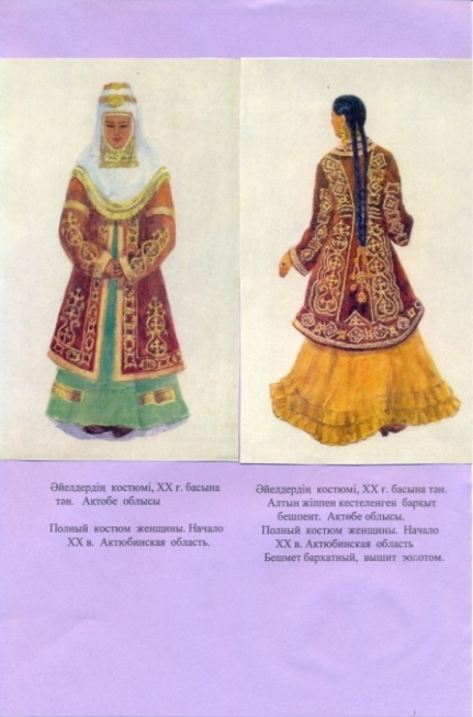 Научно-исследовательская работа Казахская национальная одежда