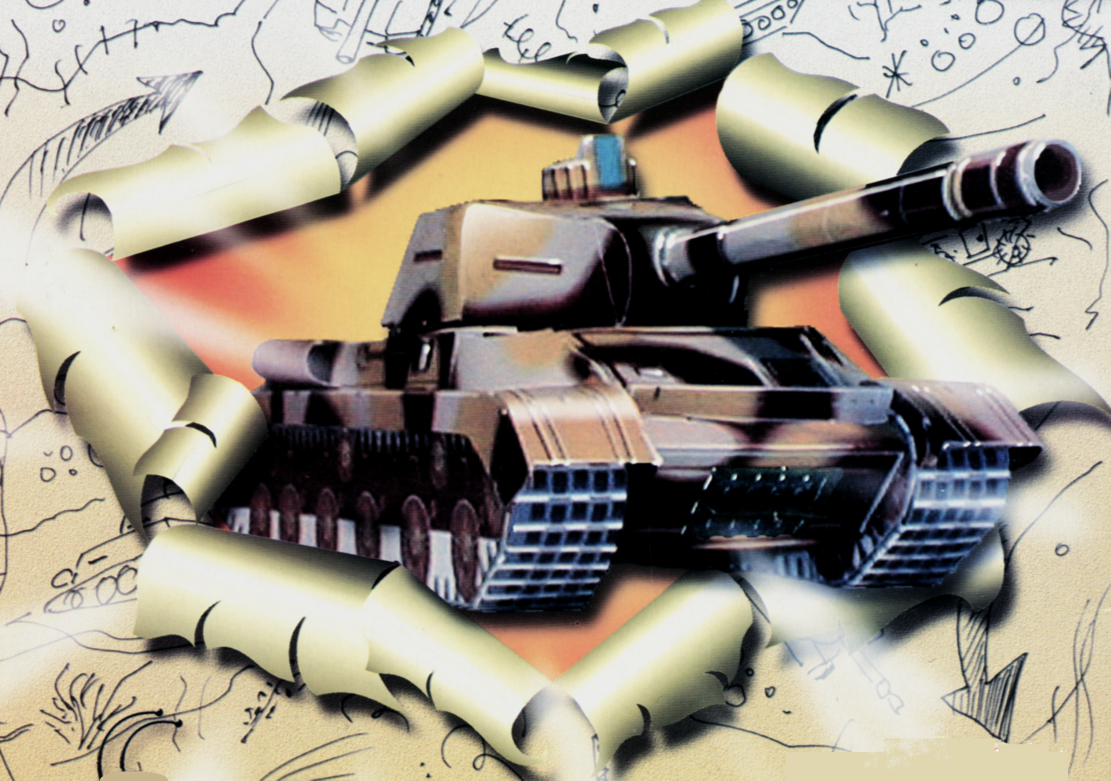 Занятие по начальному техническому моделированию Изготовление модели танка ИС-2