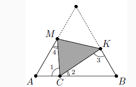 Задачи к уроку по теме Сумма углов треугольника