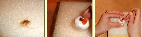 Внеклассное мероприятие по швейному делу в 7 классе коррекционной школы 8 вида «Снеговик в технике – войлоковаляния»