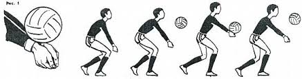 Конспект урока по волейболу «Приём и передача мяча снизу и сверху двумя руками. Техника нижней прямой подачи».