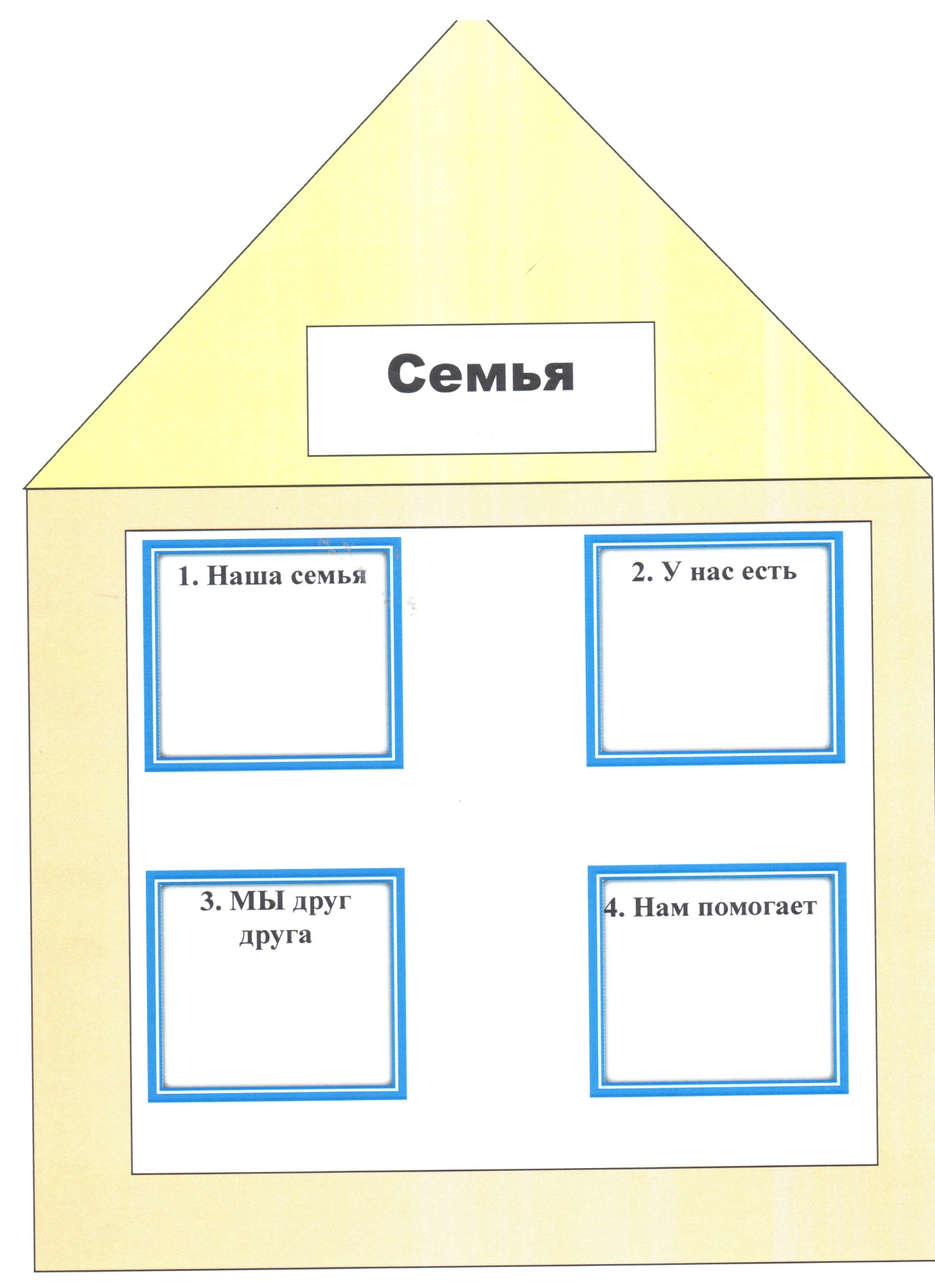 План моя семья в 1 младшей группе