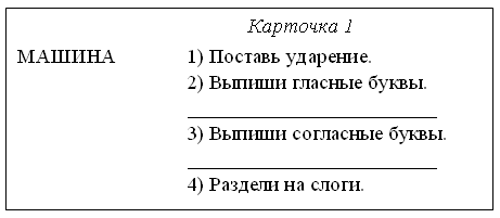 Среднесрочное планирование по русской грамоте 1 класс