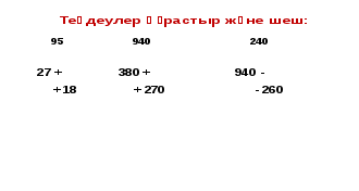 Математика Сабақ жоспары 4-ке көбейту,бөлу