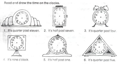 Конспект открытого урока английского языка по теме What time is it?