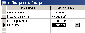 Урок по информатике Базы данных