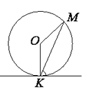 Диагностическая работа по геометрии на тему «Окружность» (9 класс).