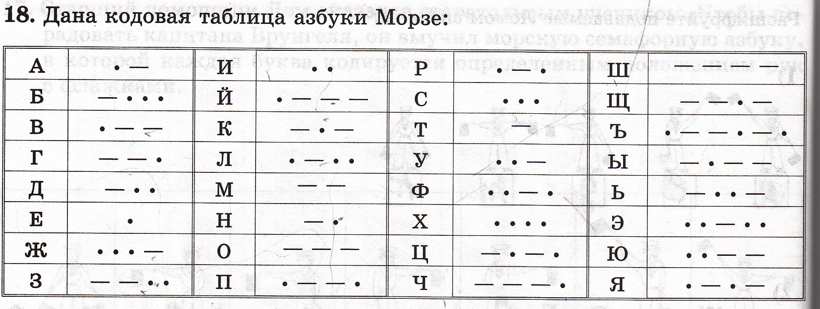 Азбука морзе светом