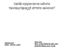 Урок по чувашской литературе на тему Анне (5класс)