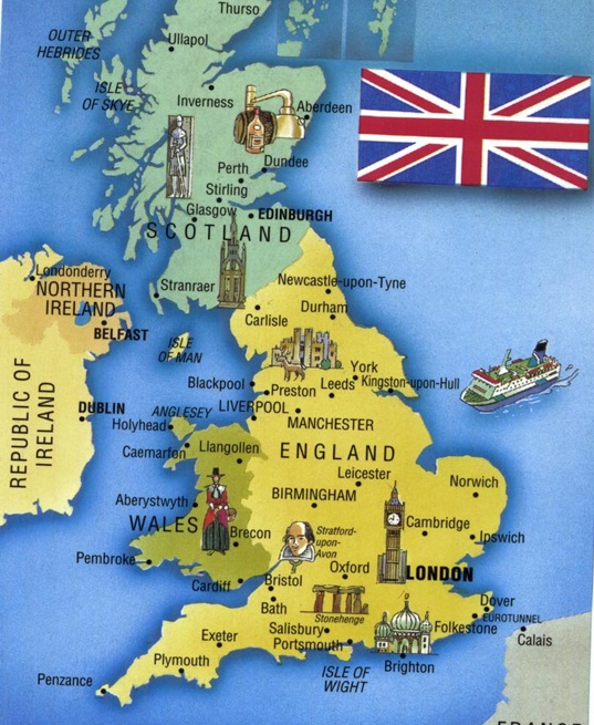 Рассказ на тему: Geography of England