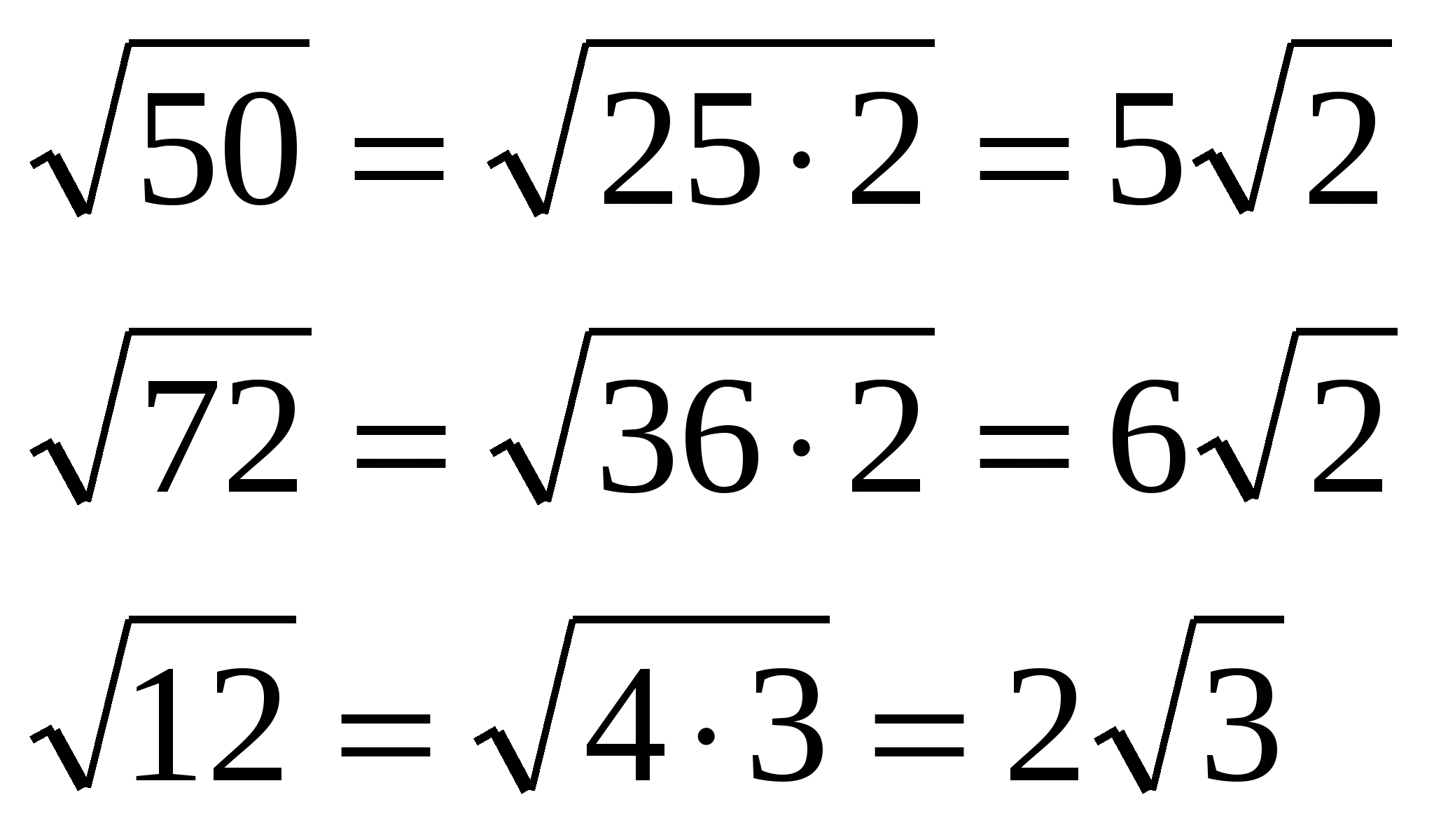 Справочная таблица по теме: Арифметический квадратный корень