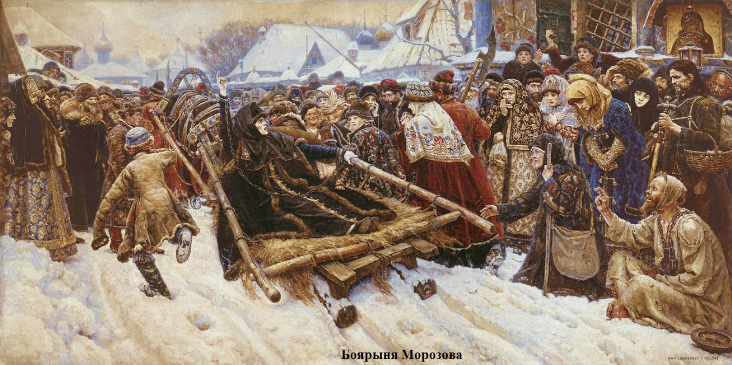 Проверочная работа по истории России 7 кл. Россия в 17 веке