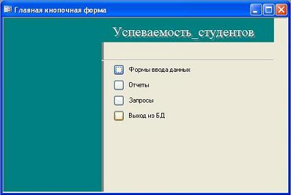 Планирование по информатике на тему Создание кнопочной формы МS Access