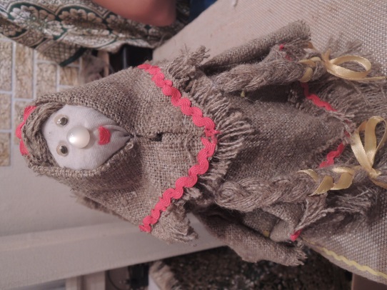 Мастер класс изготовление декоративных кукол из мешковины.