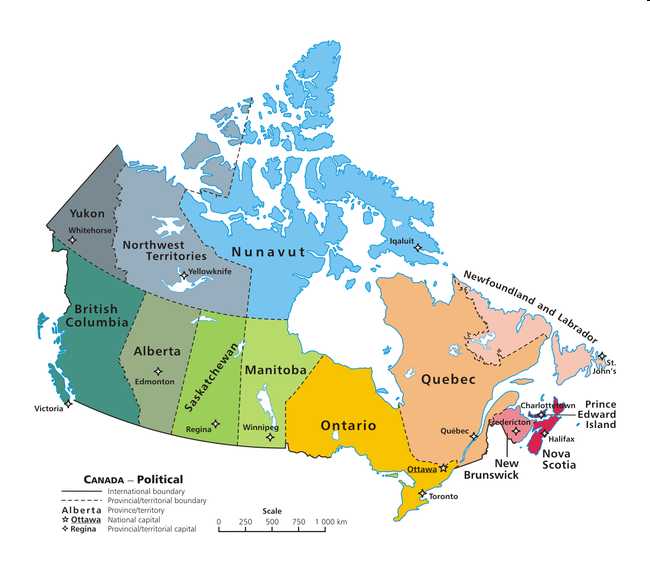 У«Country studying: CANADA. Prepositions.» Урок по английскому языку в 10 классе