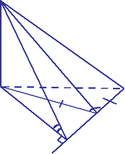 Задачи по гтовым чертежам на нахлждние площади поверхности пирамиды