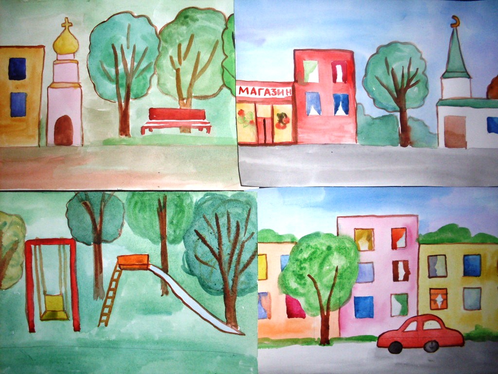 Конспект урока по ИЗО для 3 класса «Искусство на улицах нашего города»