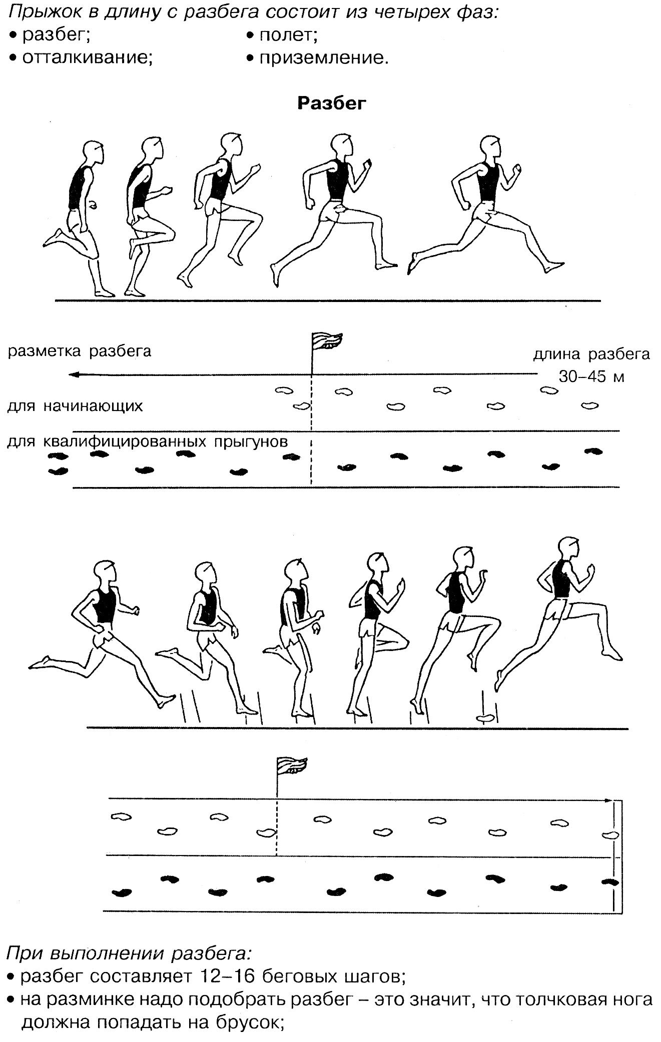 Плакаты техники бега, метания, прыжков по лёгкой атлетике