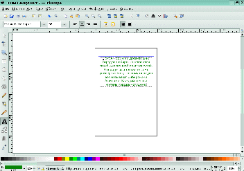 «Текст. Создание текстовых блоков программе Inkscape»
