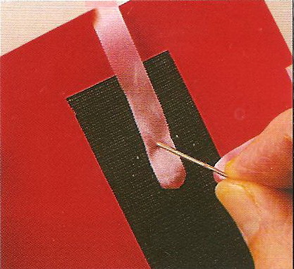 План занятия по вышивке лентами Поздравительная открытка