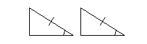 Урок по теме « Признаки равенства прямоугольных треугольников»