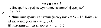 КИМ 7класс по алгебре к учебнику Макарычева Ю.Н.