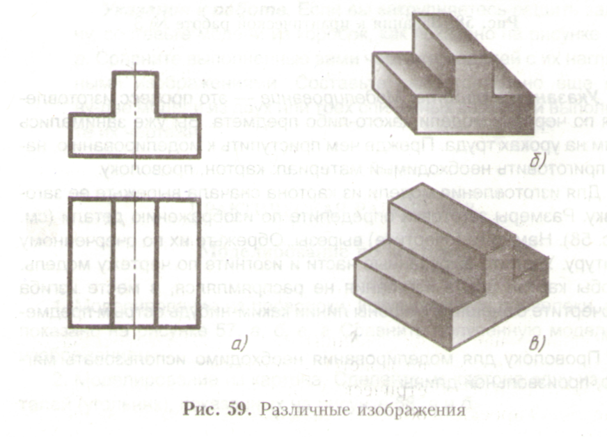 Получение и построение аксонометрических проекций.