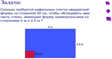 Площадь прямоугольника