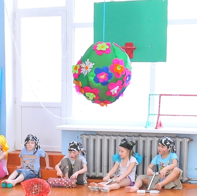 Конспект сюжетного занятия по физкультуре «В поисках клада» (с использованием колеса - батут «Кузнечик») Предшкольная группа 6-7 лет