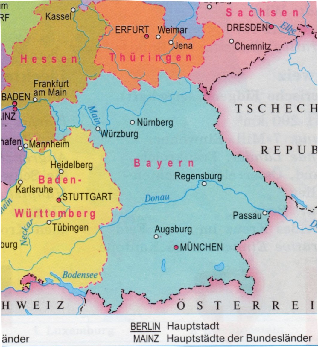 План-конспект открытого урока по немецкому языку в 6 классе Deutsche Bundeslaender итог