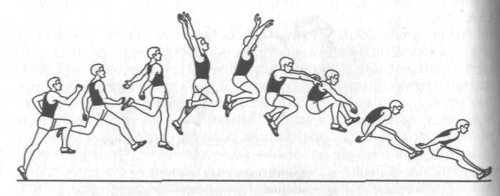 Методика обучения технике прыжков в длину с разбега