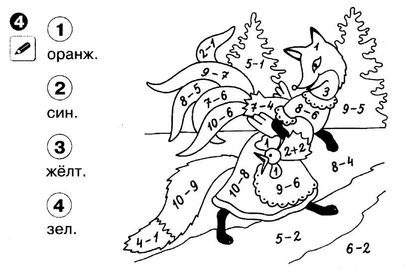 6+4. Решение задач на разностное сравнение (на ? >) (1 класс)