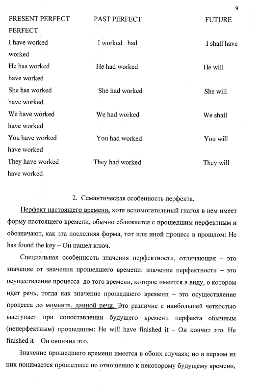 Семантико-синтаксические особенности причастия II в английском и русском языкахю