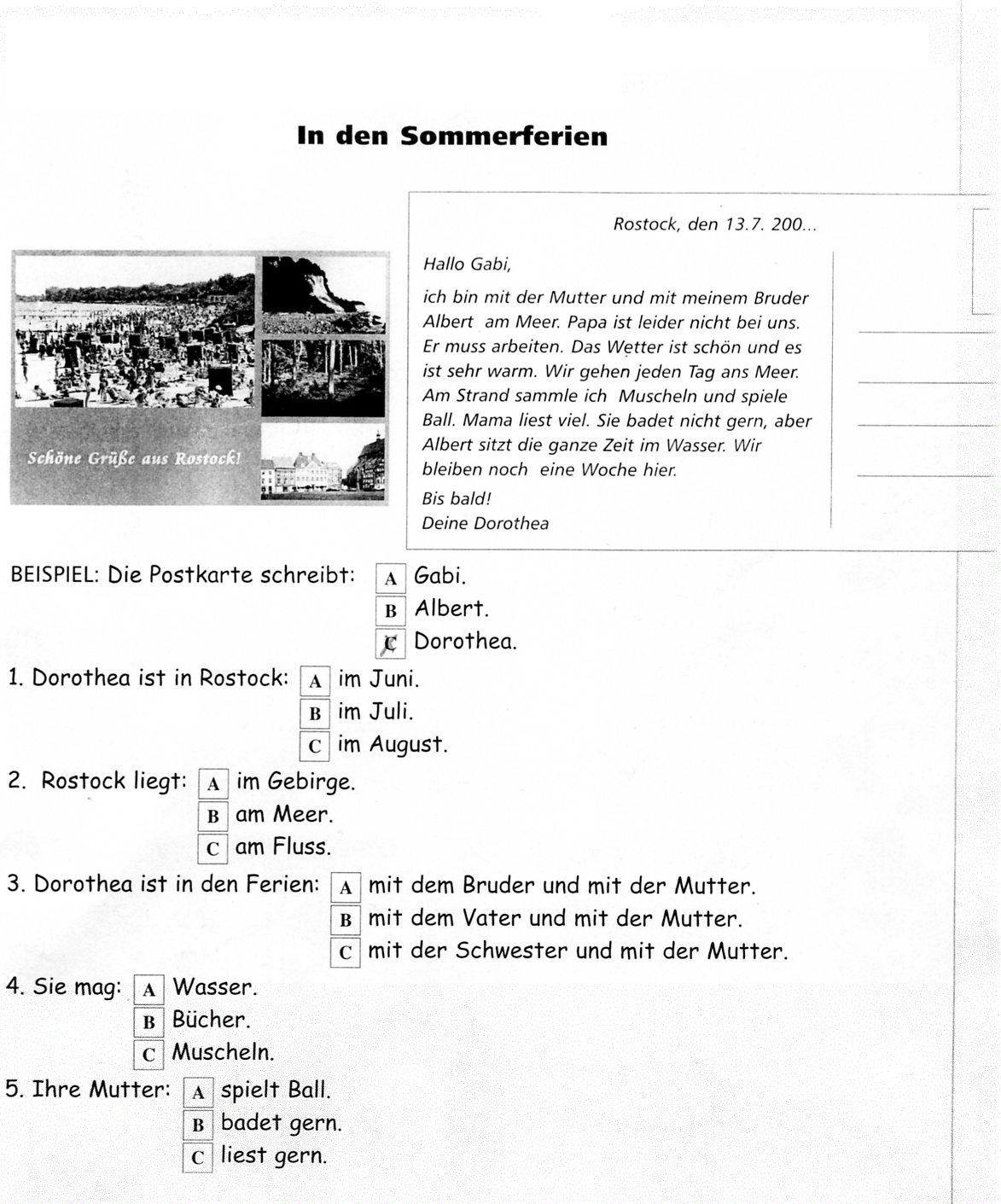 Урок по немецкому языку для 5 класса «Олимпиада по немецкому языку - углубленный уровень»