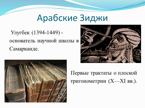 Урок алгебры в 10 классе Тригонометрические функции и тождества