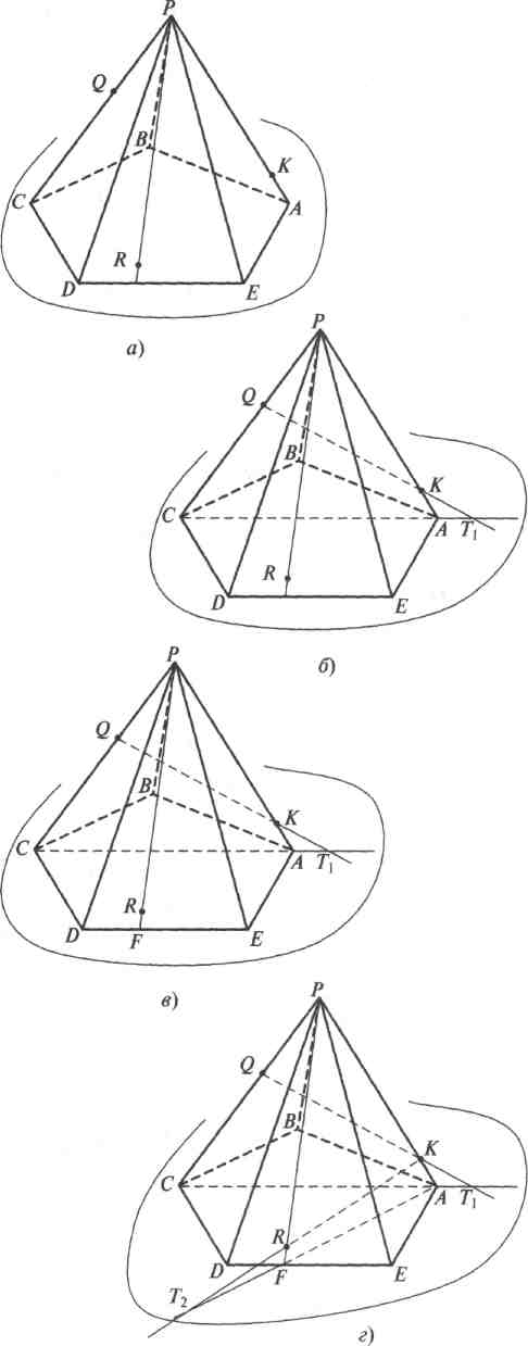 Построение сечений многогранников с использованием свойств параллельности прямых и плоскостей в пространстве
