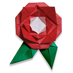 Конспект урока по технологии на тему Оригами «Цветок» (3 класс)