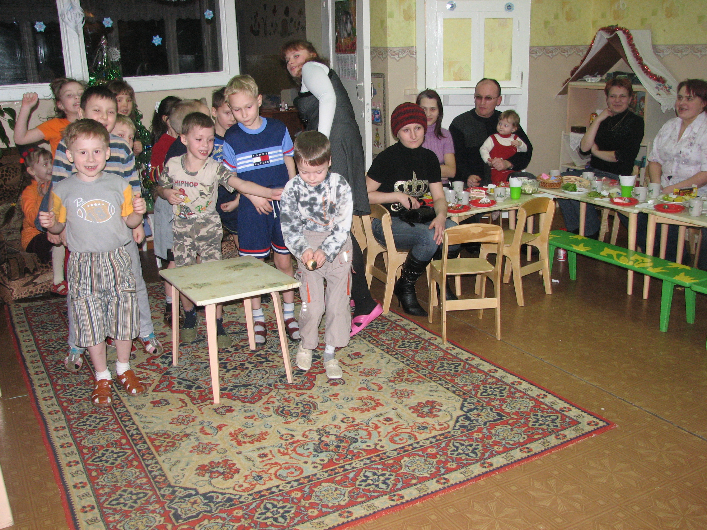 Семейный вечер в детском саду, фотоотчет