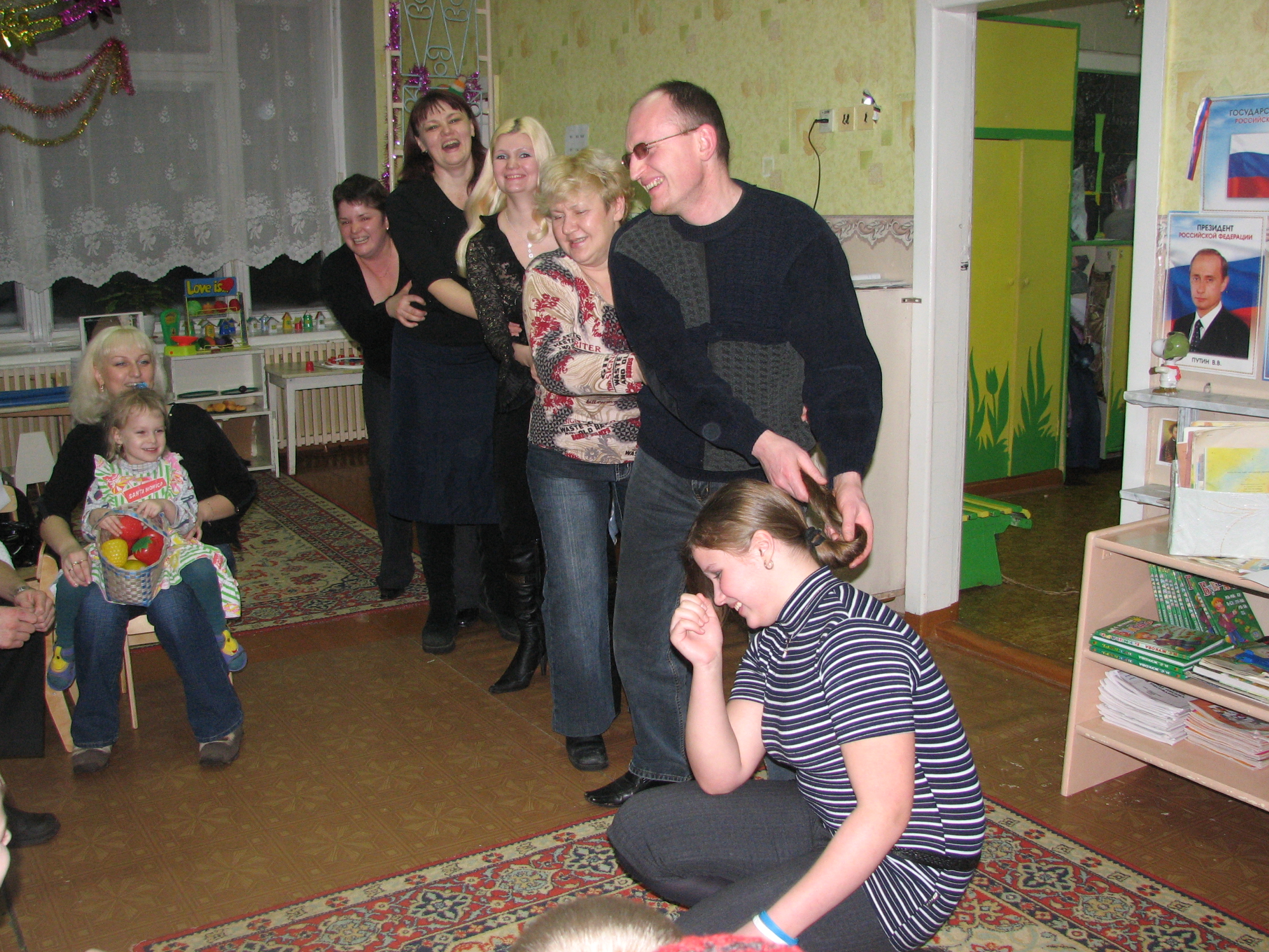 Семейный вечер в детском саду, фотоотчет
