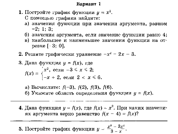 Рабочая программа по алгебре 7 класс по учебнику А. Г. Мордковича