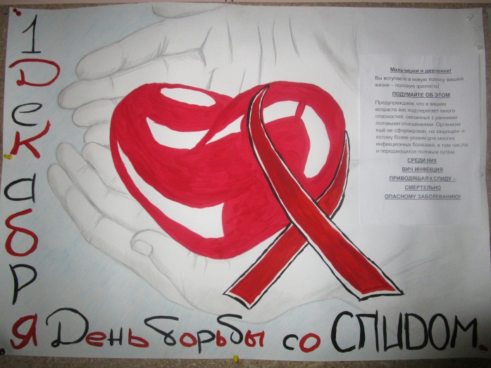 Внеурочное мероприятие Мы против СПИДа