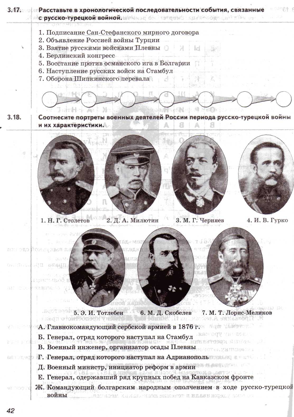 Конспект урока Русско-турецкая война 1877-1878 гг Интегрированный урок истории в 8 классе
