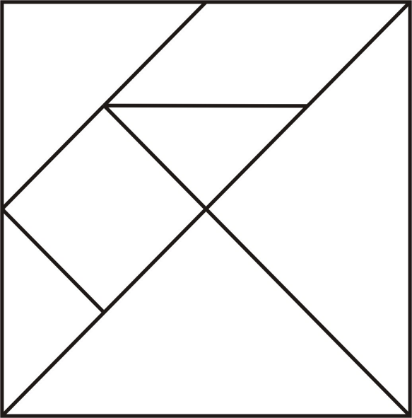 Разработка факультативного занятия на тему: Конструирование многоугольников из деталей танграма