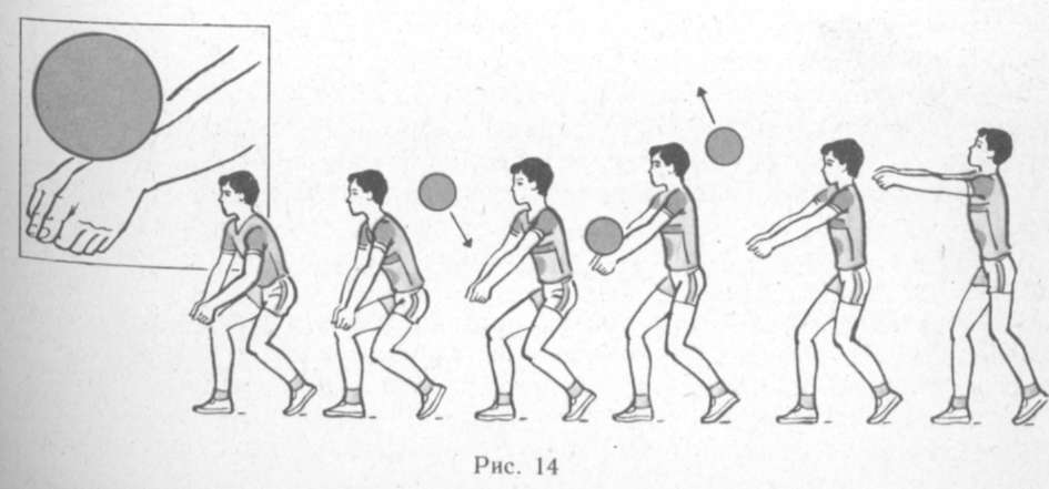 План-конспект урока по физической культуре в 10 классе, раздел: волейбол