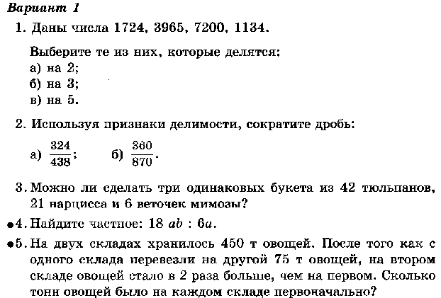 Рабочая программа по математике 6 класс (по УМК «Математика 6» Зубаревой И.И., Мордковича А.Г.,)