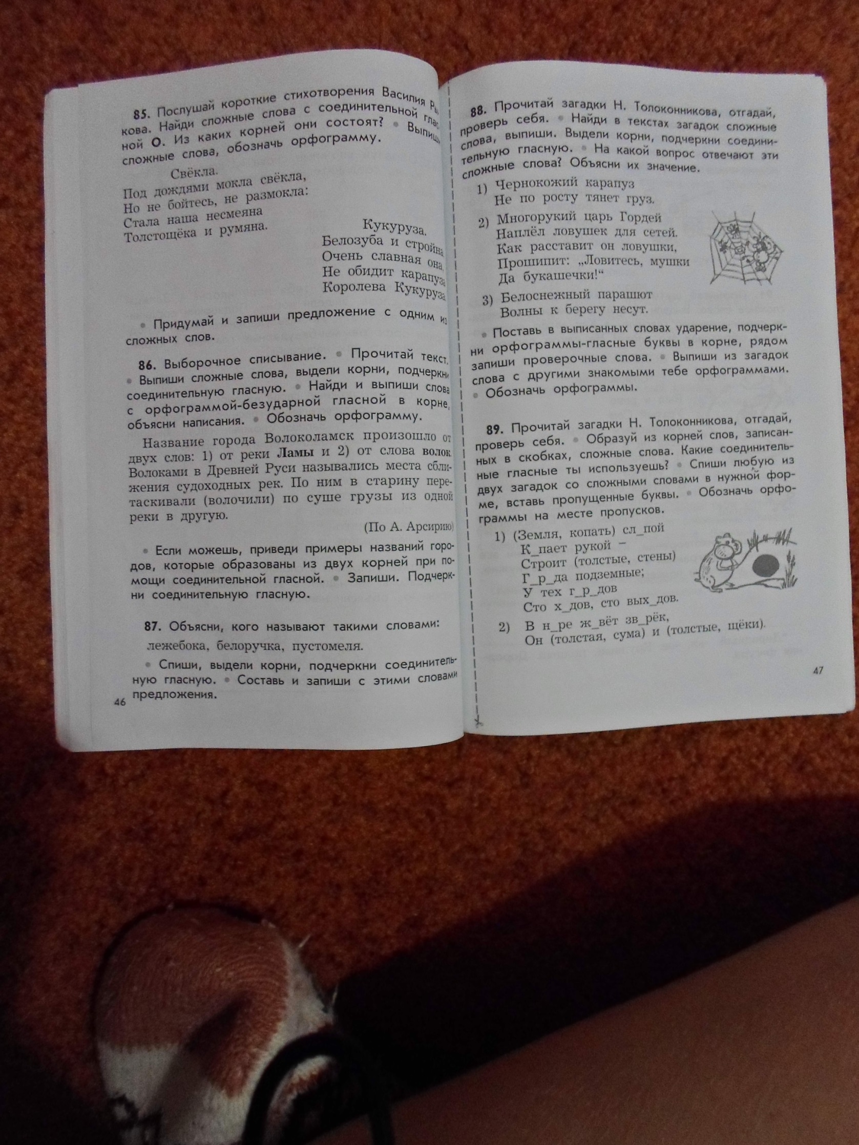 Проект урока по русскому языку. Знакомство с понятием «сложные слова»