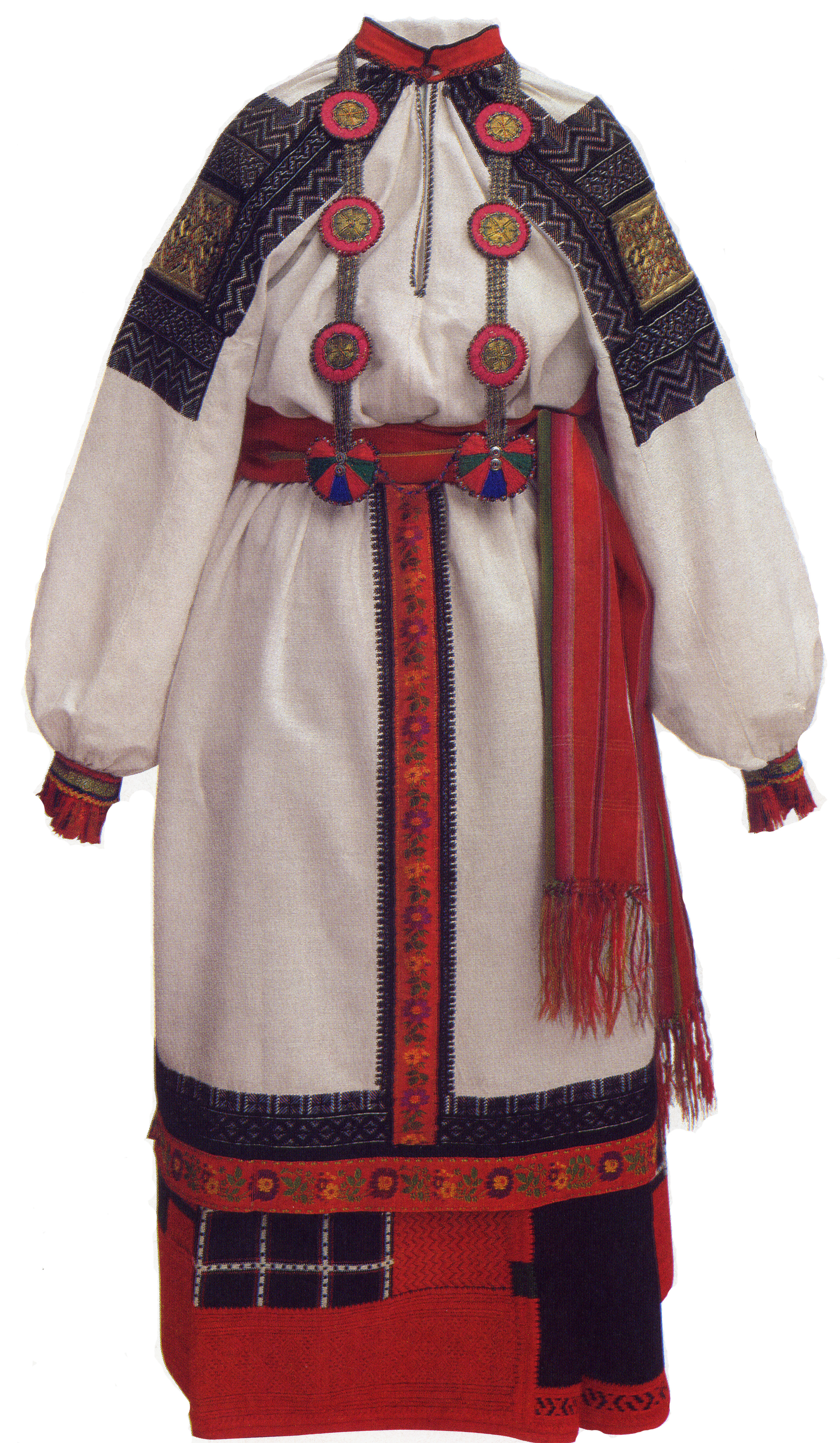 Традиционный костюм женская рубаха Воронежская Губерния