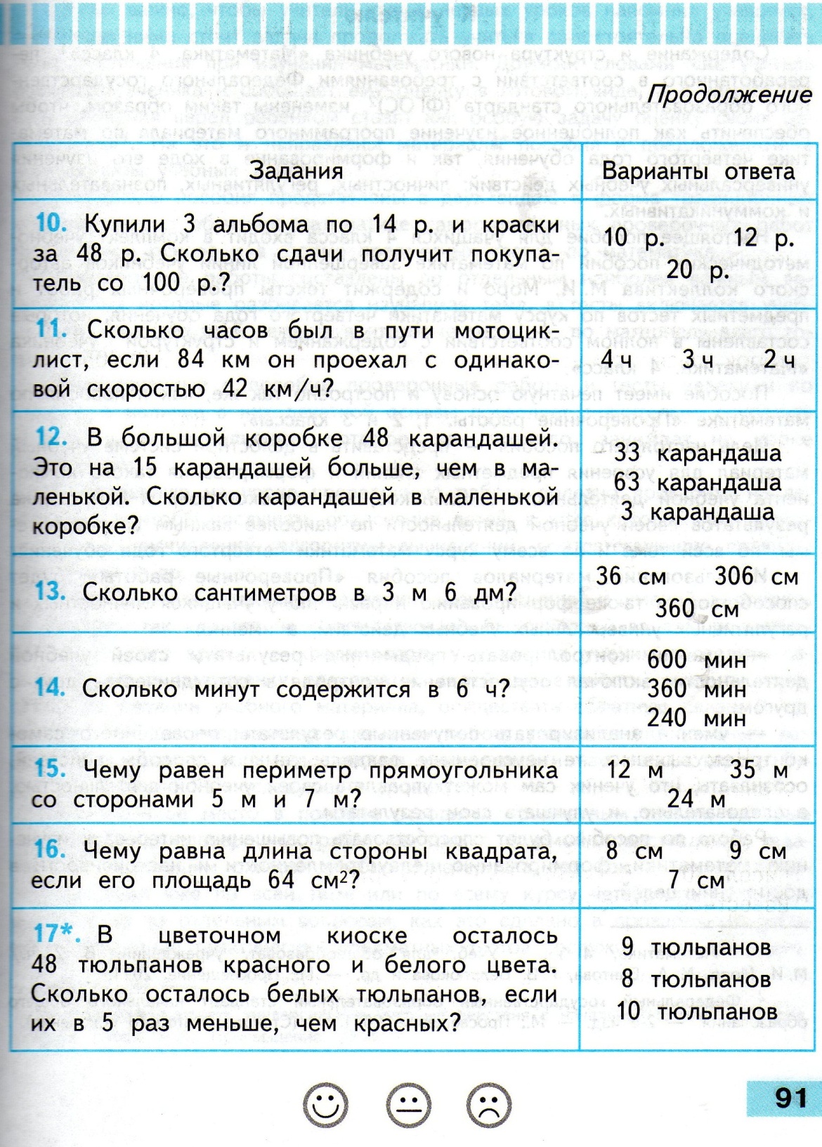 Проверочные работы, математика, УМК Школа России