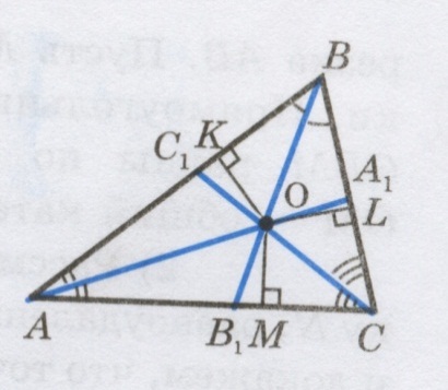 Конспект урока по геометрии 8 класс по теме Четыре замечательные точки треугольника